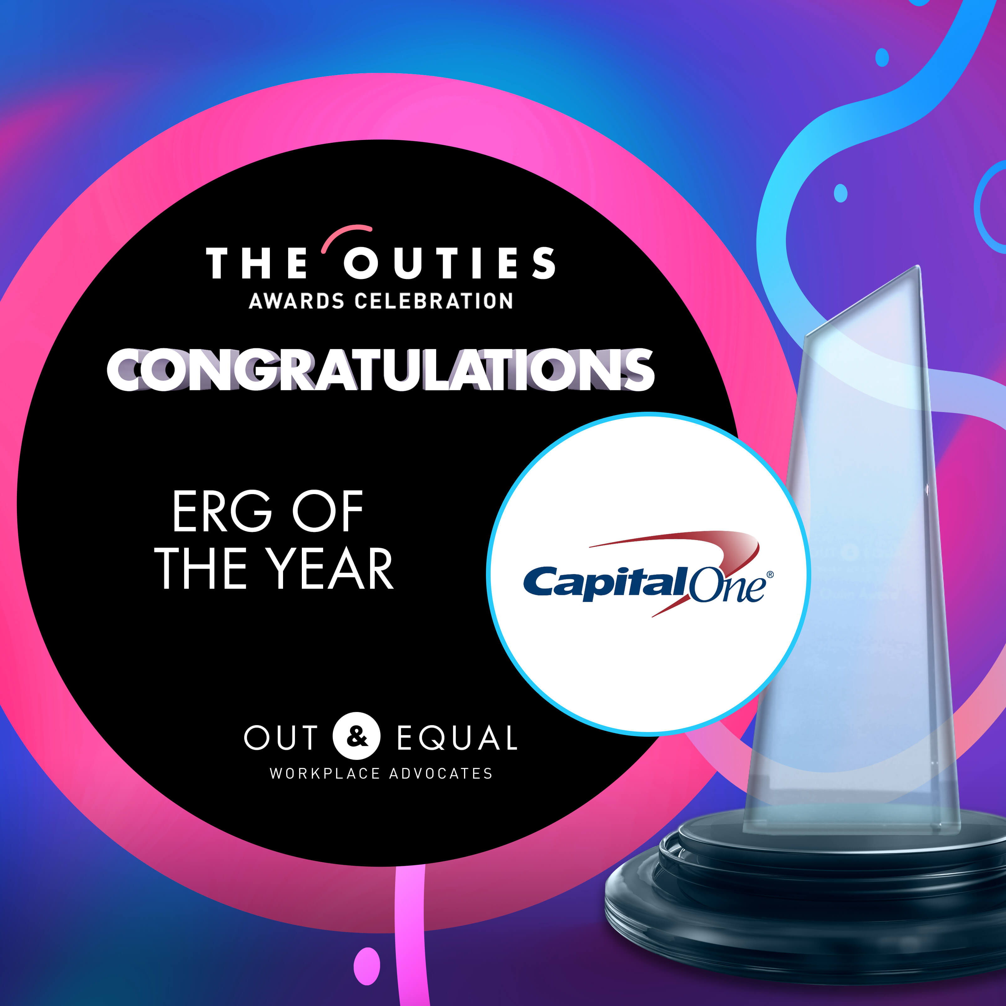 ERG of the year award given to Capital One